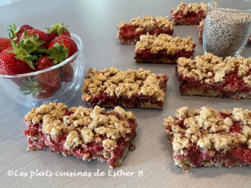 Barres déjeuner aux fraises de Estherb | Photo de Estherb