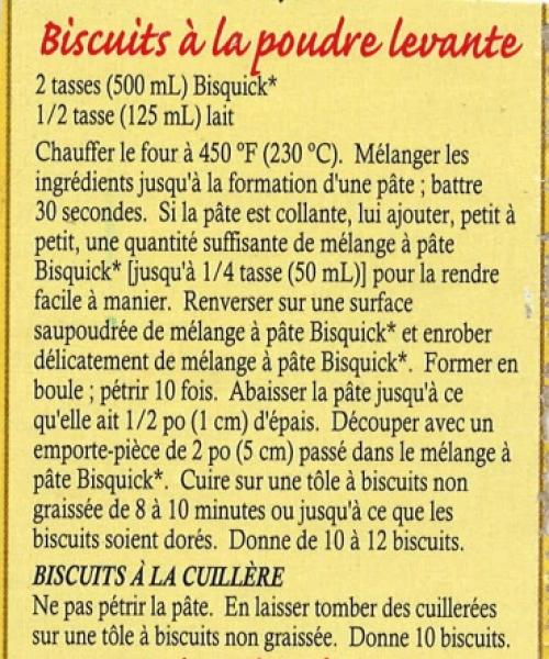 Biscuits à la poudre levante de Bisquick | Photo de PassionRecettes