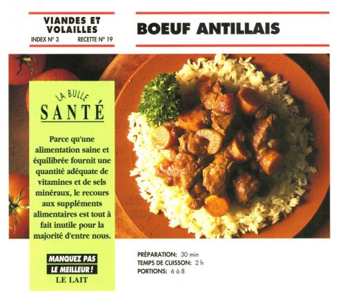 Boeuf antillais de Bon Appétit | Photo de PassionRecettes