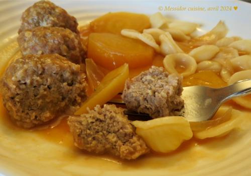 Boulettes au goût de tourtière, bis + de Messidor | Photo de Messidor