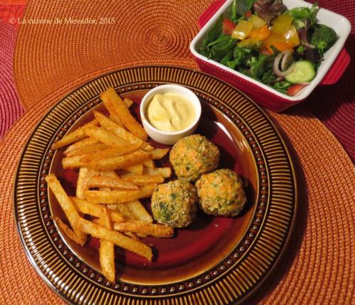 Boulettes croustillantes de saumon au pesto de Messidor | Photo de Messidor