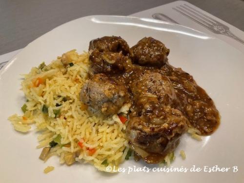 Boulettes de boeuf moutarde et miel de Estherb | Photo de Estherb