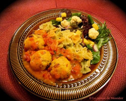 Boulettes de poisson, sauce tomate, version deux de Messidor | Photo de Messidor