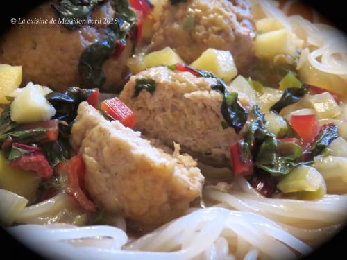 Boulettes de porc aux pommes à l'asiatique + de Messidor | Photo de Messidor