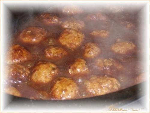 Boulettes de veau chasseur en sauce | Photo de PassionRecettes