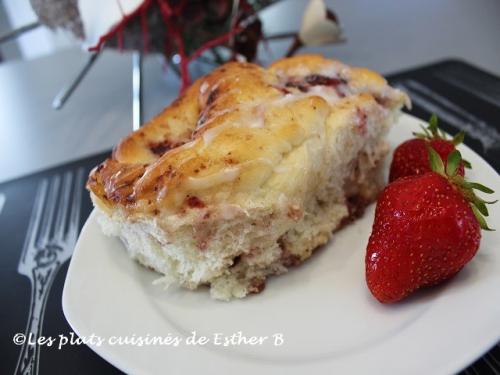 Brioches aux fraises, banane et chocolat de Esther B | Photo de Estherb