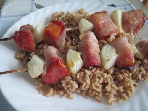 Brochette de jambon et bacon de Corralou | Photo de Corralou