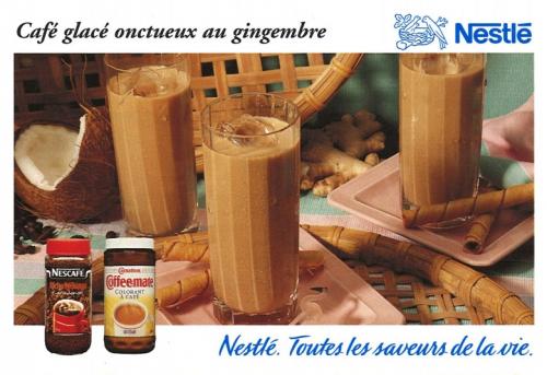 Café glacé onctueux au gingembre de Nestlé | Photo de PassionRecettes