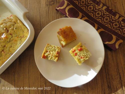 Cake au chorizo et au gruyère + de Messidor