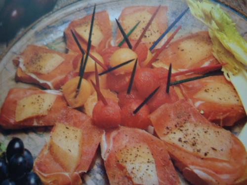 Canapés au prosciutto et cantaloup de Callyoe | Photo de Callyoe