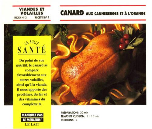 Canard aux canneberges et à l'orange de Bon Appétit | Photo de PassionRecettes