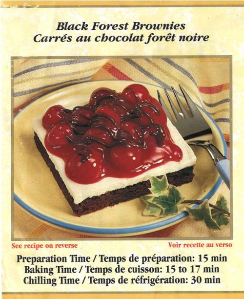 Carrés au chocolat forêt noire de E.d. Smith | Photo de PassionRecettes