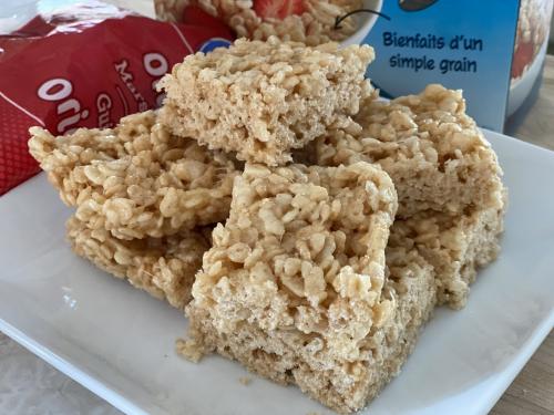 Carrés au rice krispies de Mireille | Photo de Mireille