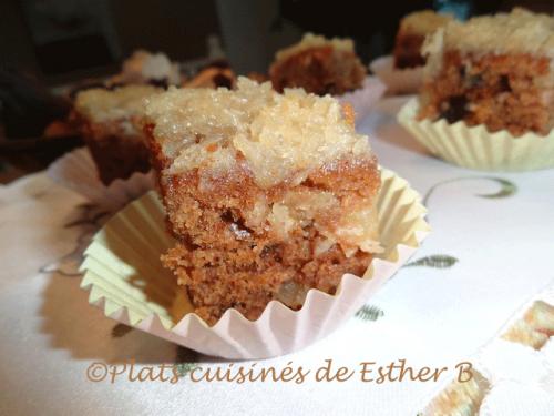 Carrés élisabéthains aux dattes et pommes de Esther B | Photo de Estherb