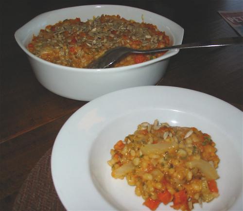 Casserole d'orge et de lentilles de Messidor | Photo de Messidor