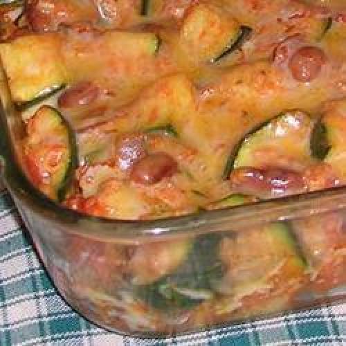 Casserole de zucchini à la mexicaine