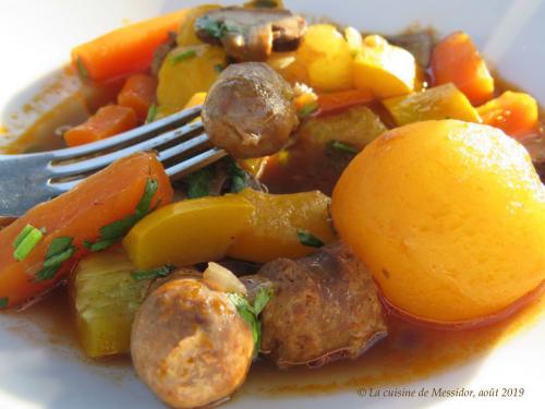 Casserole express de saucisses aux légumes + de Messidor | Photo de Messidor