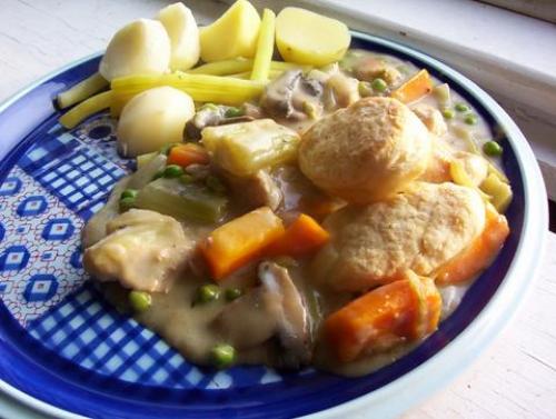 Chicken pot pie avec grands-pères de Caboche | Photo de PassionRecettes