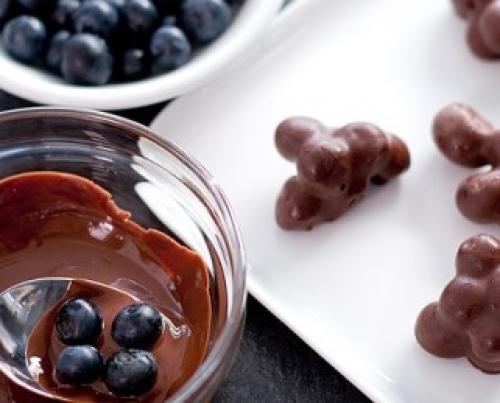 Chocolat aux bleuets | Photo de PassionRecettes