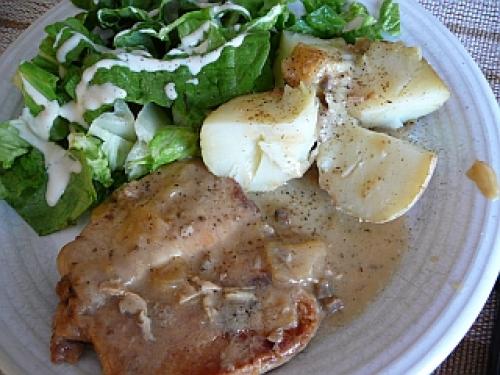 Chops de porc avec sauce pour mijoteuse de Fatiquante | Photo de Marielouise