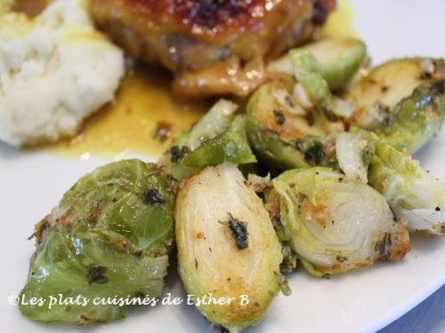 Choux de bruxelles à l'ail de Esther B | Photo de Estherb