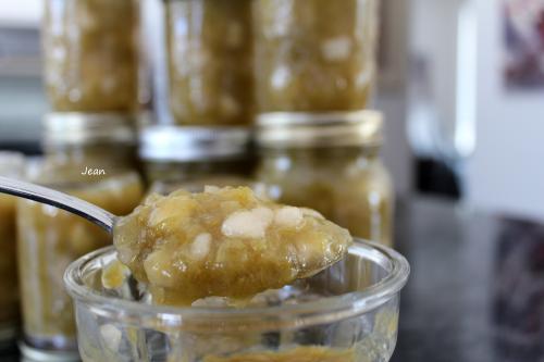 Confiture à la rhubarbe verte et pomme de Nell | Photo de Nell