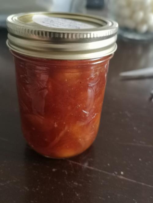 Confiture aux pêches,gingembre et rhum de Celui | Photo de Celui