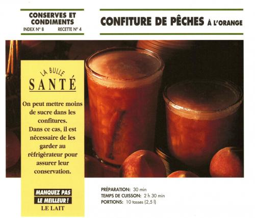 Confiture de pêches à l'orange de Bon Appétit | Photo de PassionRecettes