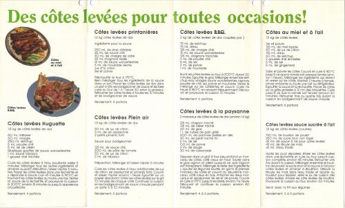 Côtes levées huguette de Promex | Photo de PassionRecettes