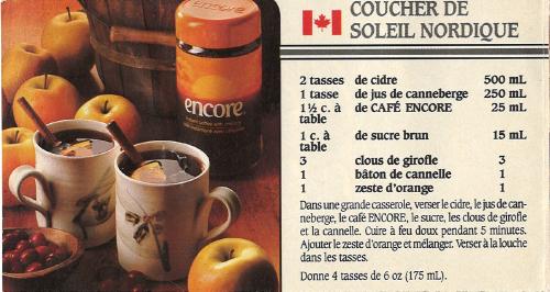 Coucher de soleil nordique de Café Encore | Photo de PassionRecettes