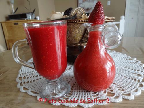 Coulis de framboise (ou fraises) de Esther B | Photo de Estherb