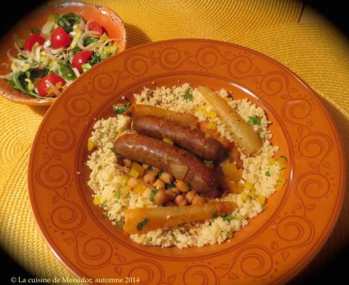 Couscous de légumes aux merguez pour deux de Messidor | Photo de Messidor