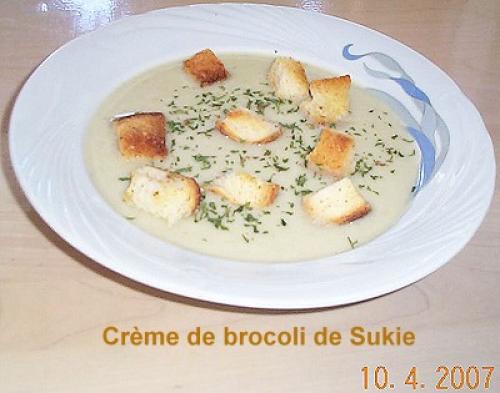 Crème de brocoli de Sukie | Photo de Mireille