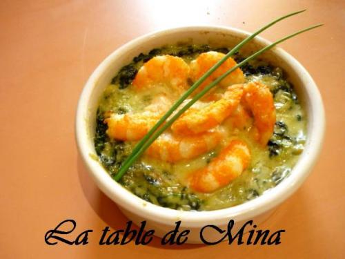 Crevettes à la florentine de Mamina13 | Photo de Mamina13