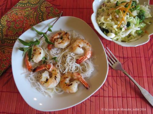 Crevettes à la japonaise, sauce ponzu de Messidor | Photo de Messidor