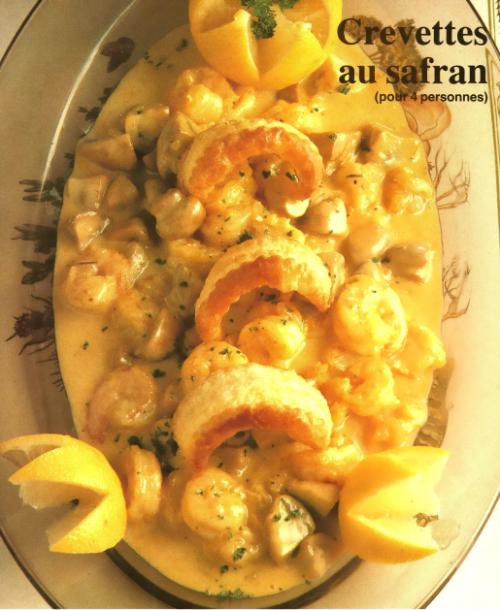 Crevettes au safran de Pol Martin | Photo de PassionRecettes