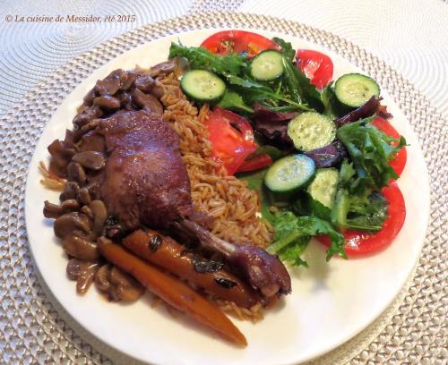 Cuisses de canard à la bourguignonne de Messidor | Photo de Messidor