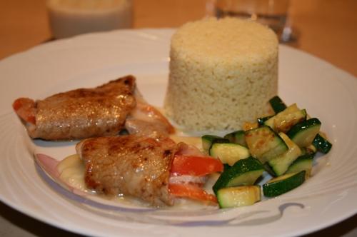 Escalope de veau enroulé au fromage et tomates de Mireille | Photo de Mireille