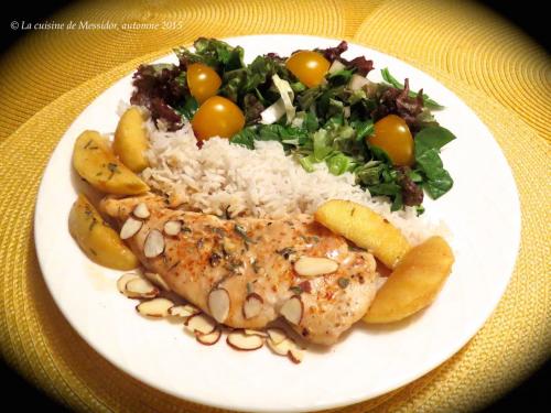 Escalopes de poulet poêlées aux pommes de Messidor | Photo de Messidor