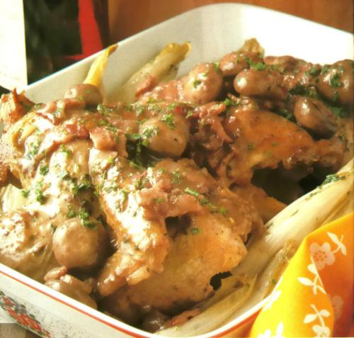 Faisans au vin rouge de Pol Martin | Photo de PassionRecettes