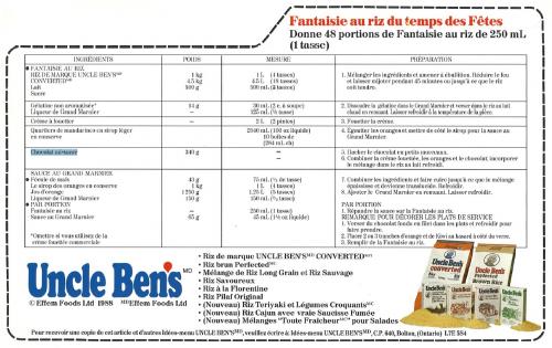 Fantaisie au riz du temps des fêtes, 48 portions de Uncle Ben's | Photo de PassionRecettes