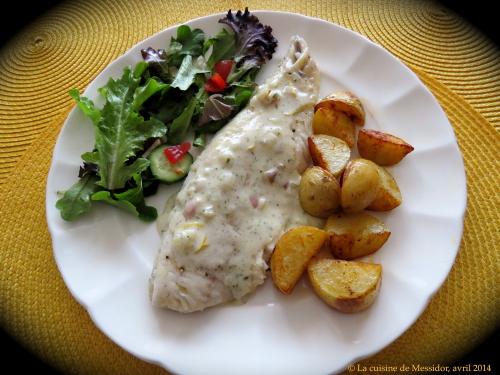 Filets De Doré, Sauce à La Crème Et à L’estragon De Messidor- Passion ...