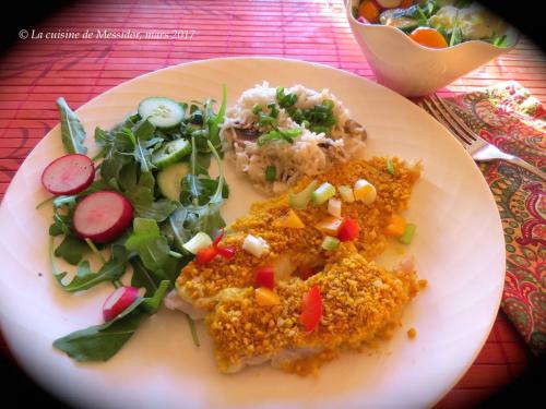 Filets de poisson, croûte de noix de cajou + de Messidor | Photo de Messidor