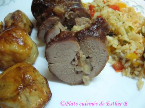 Filets de porc farcis aux pommes de Esther B | Photo de Estherb