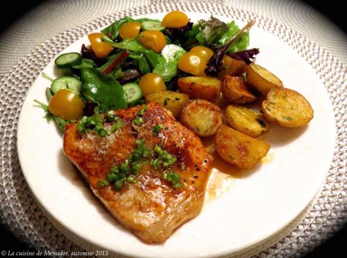 Filets de saumon glacés à l'érable et au balsamique de Messidor | Photo de Messidor