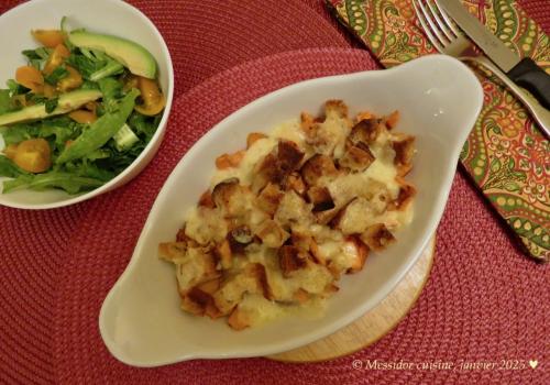 Fondue de saumon au fromage à raclette + de Messidor | Photo de Messidor