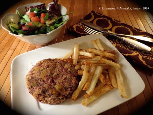 Frites au four croustillantes et galettes végé à la mexicaine + de Messidor | Photo de Messidor