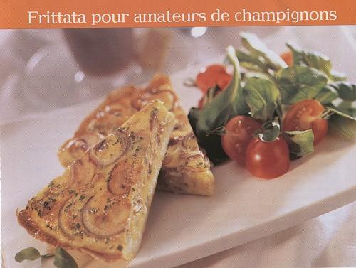 Frittata pour amateurs de champignons | Photo de PassionRecettes