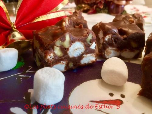 Fudge chocolat, caramel et guimauves de Esther B | Photo de Estherb