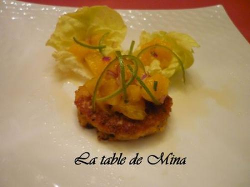 Galettes de saumon frais et leur salsa à la mangue de Mamina13 | Photo de Mamina13